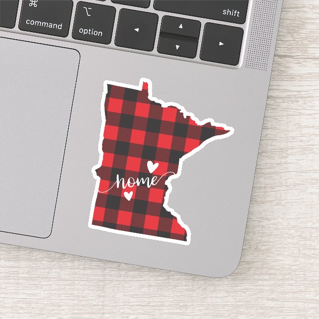 Adesivo Buffalo Xadrez Minnesota Sticker (Detalhe)