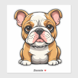 Adesivo Buldogue Puppy