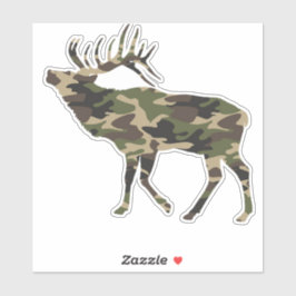 Adesivo Bull Elk Camo Sticker
