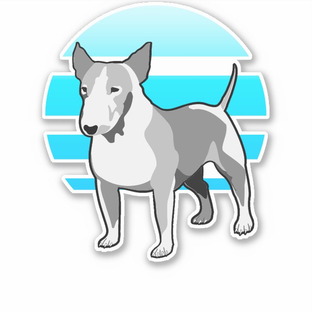 Adesivo Bull Terrier (Frente)