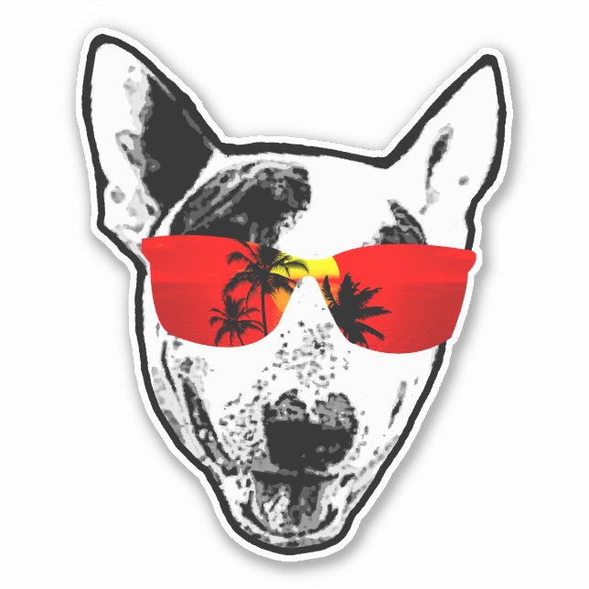 Adesivo Bull Terrier (Frente)