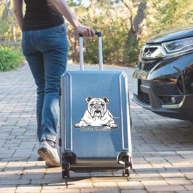 Adesivo Bulldog Adorável (Mala Insitu)