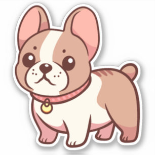 Adesivo Bulldog Francês Fofo