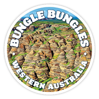 Adesivo Bungles, Western Austrália Round Sticker