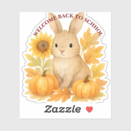 Adesivo Bunny Bem-Vindo À Escola