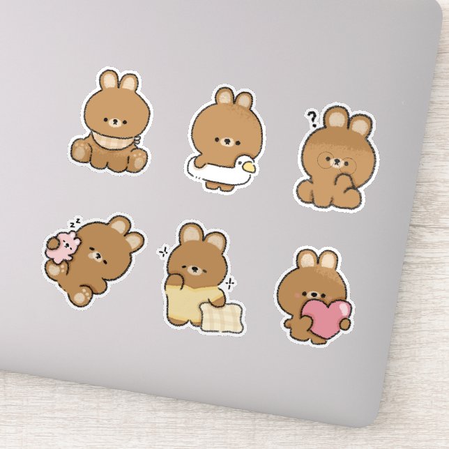 Adesivo Bunny Doodle (Detalhe)