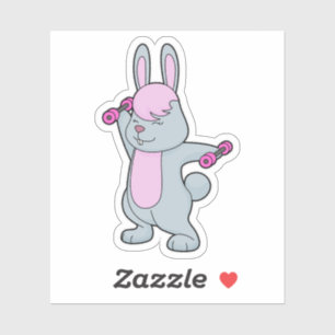 Adesivo Bunny Malhação Dumbbell