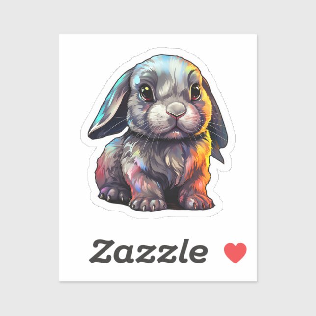 Adesivo BUNNY. #Part1 / Sticker #9 (Folha)