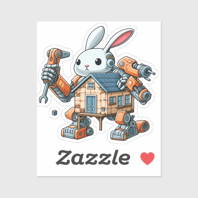 Adesivo BUNNY. #Part2 / Sticker (bunny sticker) #4 (Folha)