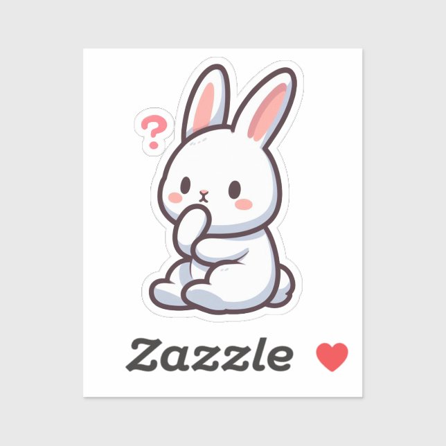 Adesivo BUNNY. #Part2 / Sticker (bunny sticker) #5 (Folha)