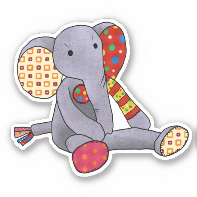 Adesivo Bunte Plüschtiere Aufkleber (Frente)