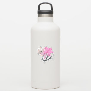 Adesivo Buquê de Flor com Esquema Rosa