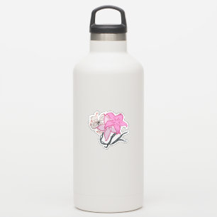 Adesivo Buquê de Flores Desenhadas Rosa