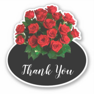 Adesivo Buquê De Rosas vermelhas Do Microcasamento