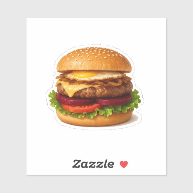 Adesivo Burger de Beet Australiano (Folha)