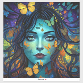 Adesivo Butterfly Maid