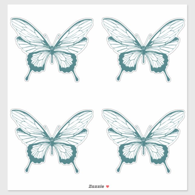 Adesivo Butterfly Sticker (Folha)