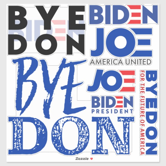 Adesivo Byedon Joe Biden Sticker (Folha)