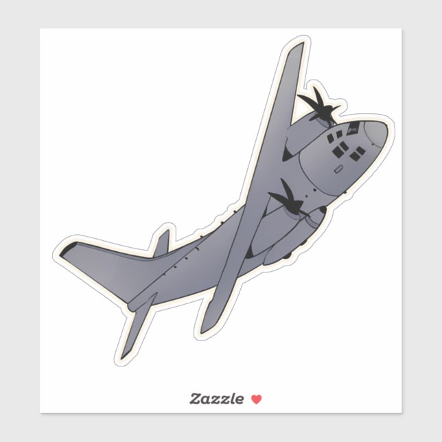 Adesivo C-27 Spartan, Aeronaves De Transporte De Carga (Folha)