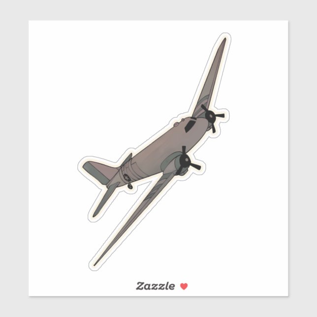 Adesivo C-47 Skytrem, Aeronaves de Transporte Militar (Folha)