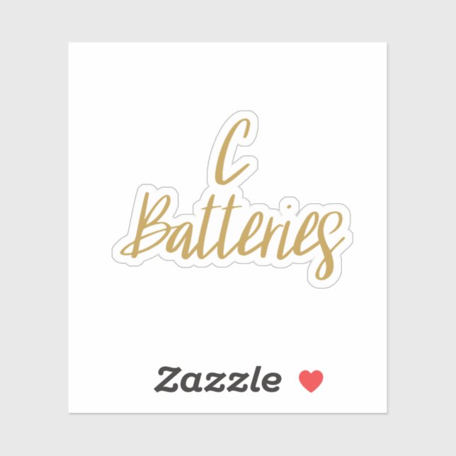 Adesivo C Baterias Vinheta de Armazenamento (Folha)