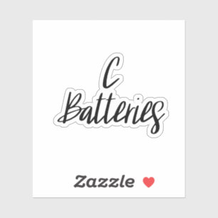 Adesivo C Baterias Vinheta de Armazenamento