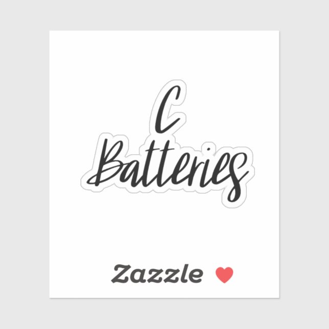 Adesivo C Baterias Vinheta de Armazenamento (Folha)