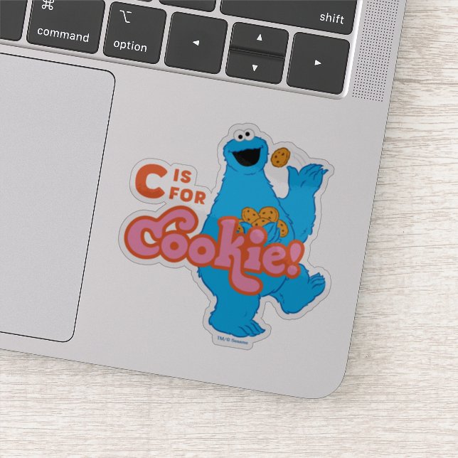 Adesivo C é para Cookie (Detalhe)