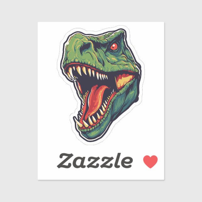 Adesivo Cabeça de dragão (Folha)