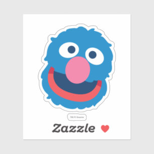 Adesivo Cabeça de Grover