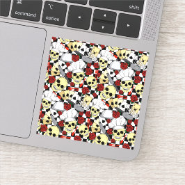 Adesivo Cabeça Funky - Cães-Chef Vestindo Chapéus-Chef