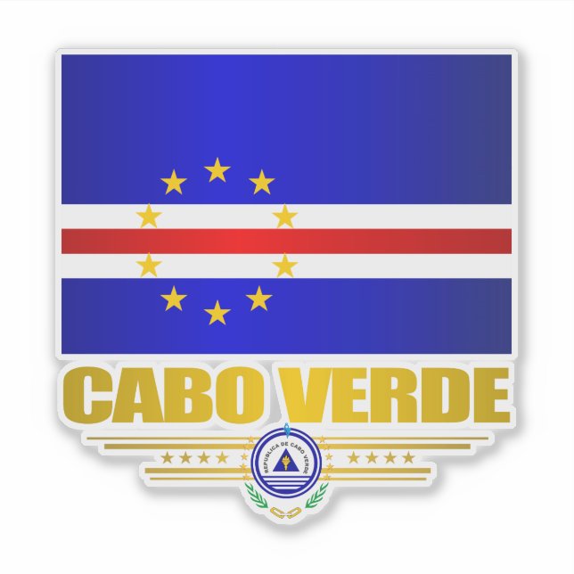 Adesivo Cabo Verde (Frente)