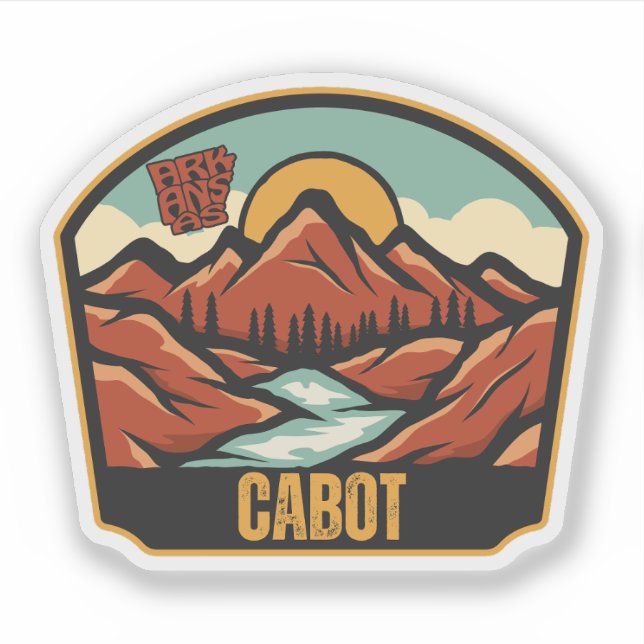 Adesivo Cabot, Arkansas  (Frente)