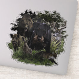 Adesivo Caça alemã Terrier (Jagdterrier)