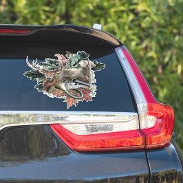 Adesivo Caça com um Weimaraner, "Espírito de Cinzas"