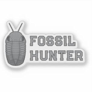 Adesivo Caçador de Fósseis Trilobita