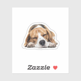 Adesivo Cachorro-Beagle Sonolento - Design