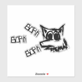 Adesivo Cachorro Bork Bork