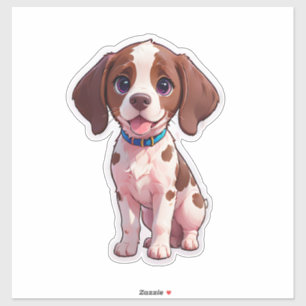 Adesivo Cachorro Cachorro Com Colar