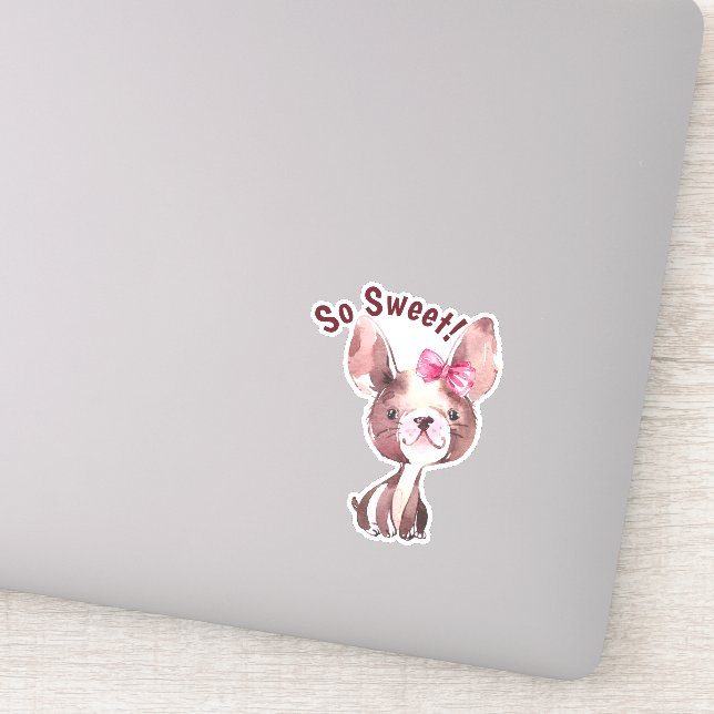 Adesivo Cachorro Cachorro "Tão Doce" (Detalhe)