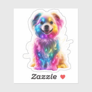 Adesivo Cachorro Colorido
