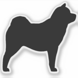 Adesivo Cachorro-da-índia Silhouette Vinyl Sticker