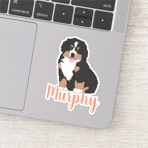 Adesivo Cachorro de Montanha Bernese Personalizado