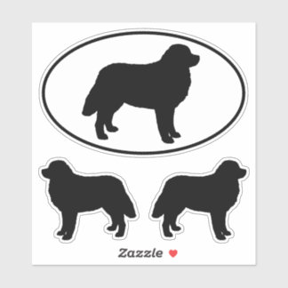 Adesivo Cachorro de Montanha Bernese Silhouettes Vinyl Sti