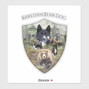 Adesivo Cachorro de Urso Karelian