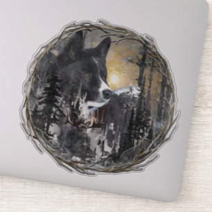 Adesivo Cachorro de Urso Karelian