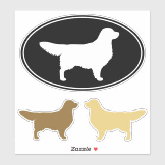 Adesivo Cachorro do ouro Silhouettes Vinil Stick