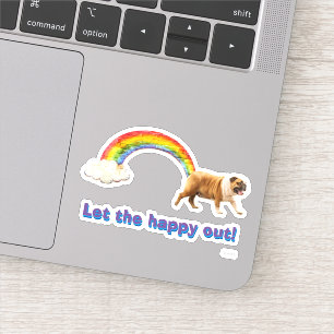 Adesivo Cachorro e Grafite