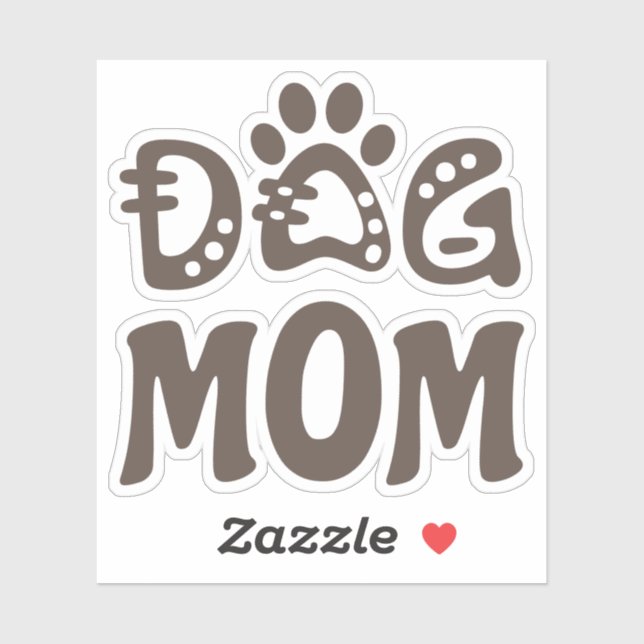 Adesivo Cachorro Mãe (Folha)