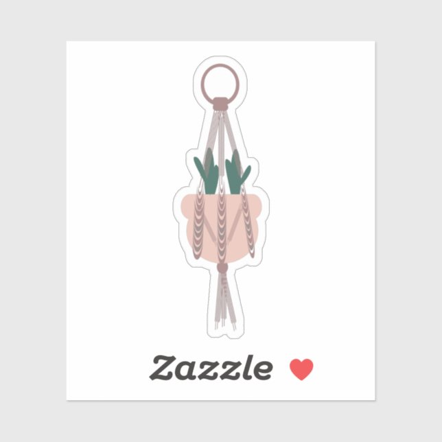 Adesivo Cactus Botanical Hang House Vegetal Verde (Folha)